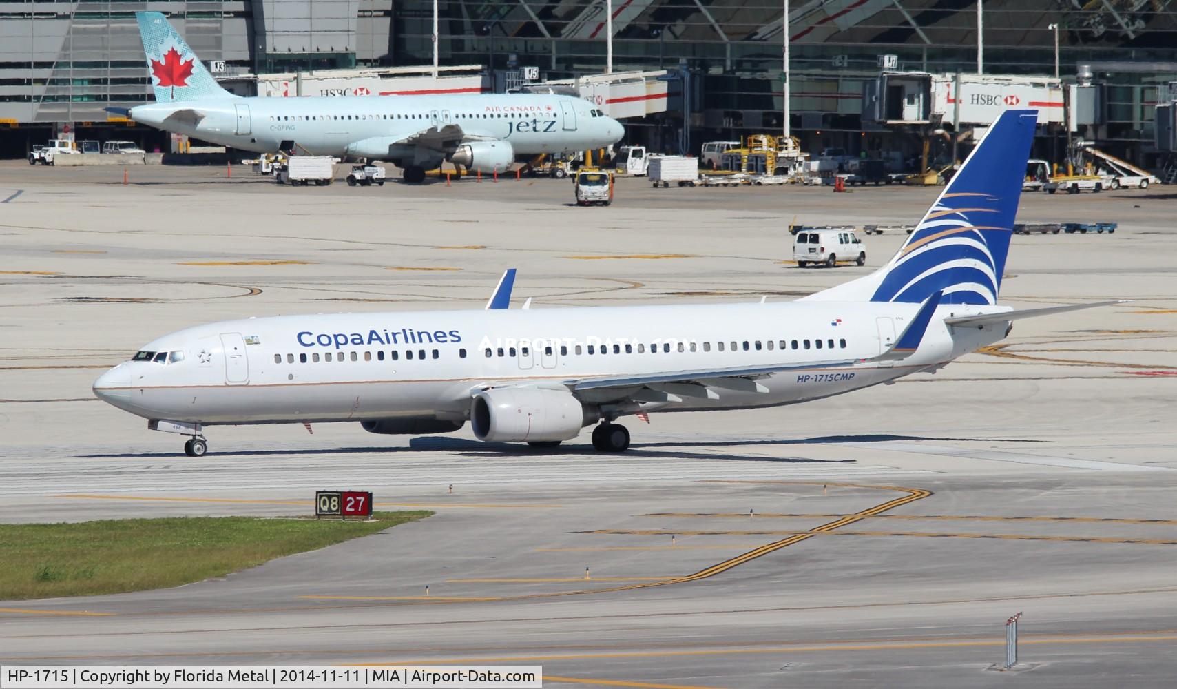 HP-1715, 2010 Boeing 737-8V3 C/N 40361, Copa 737-800