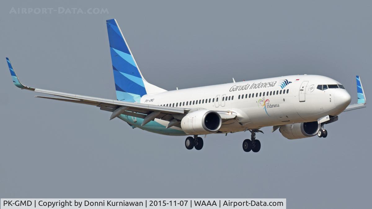 PK-GMD, 2010 Boeing 737-8U3 C/N 30156, .-.-.