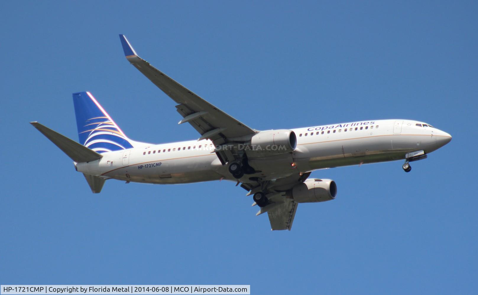 HP-1721CMP, 2011 Boeing 737-8V3 C/N 40362, Copa 737-800