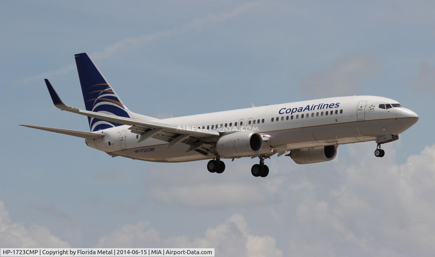 HP-1723CMP, 2011 Boeing 737-8V3 C/N 37959, Copa Airlines