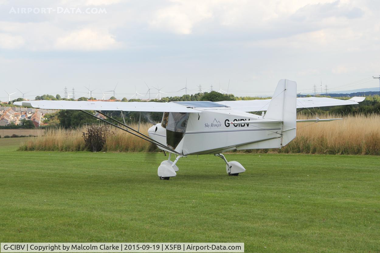 G-CIBV, 2013 Skyranger Swift 912S(1) C/N BMAA/HB/640, Skyranger Swift 912S(1) at Fishburn Airfield, September 19th 2015.