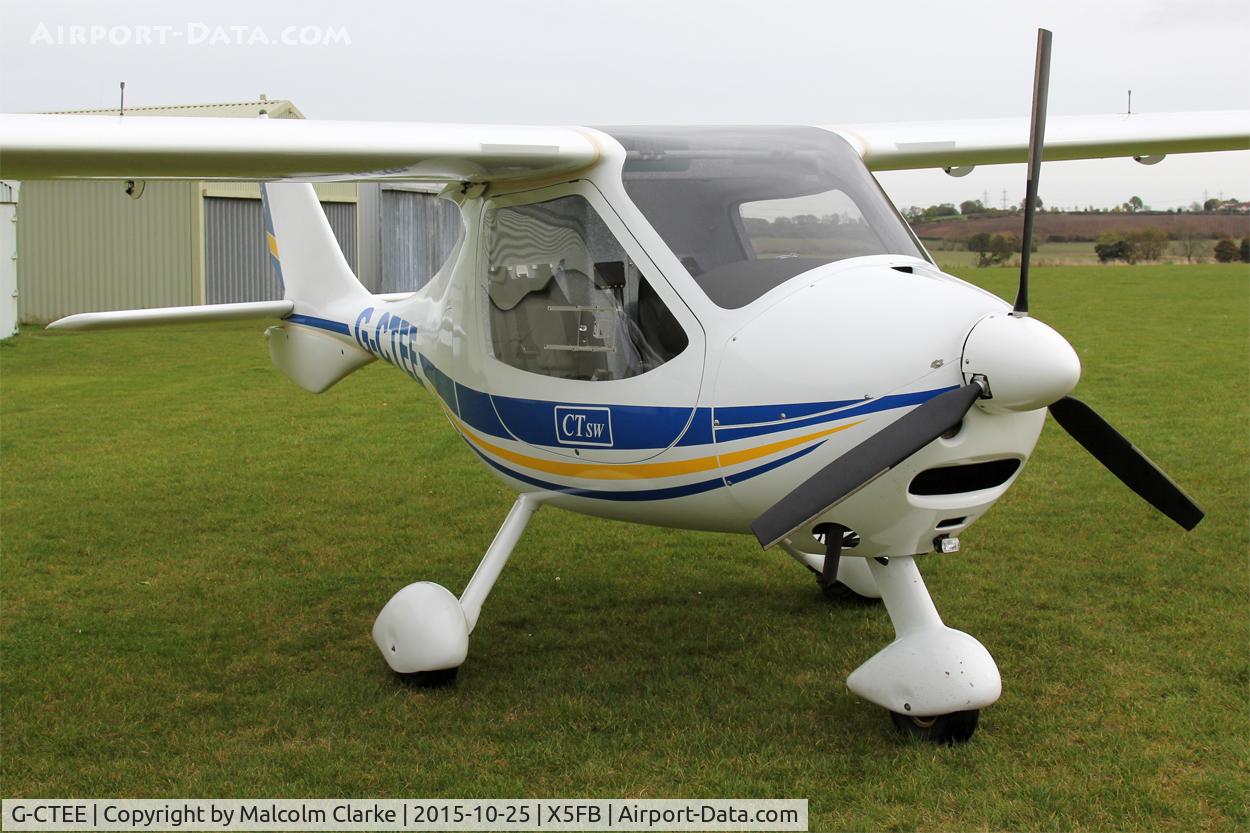 G-CTEE, 2007 Flight Design CTSW C/N 8269, Flight Design CTSW, Fishburn Airfield, October 25th 2015.