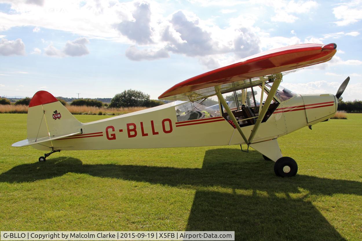 G-BLLO, 1953 Piper L-18C Super Cub (PA-18-95) C/N 18-3099, Piper L-18C Super Cub (PA-18-95) at Fishburn Airfield, September 19th 2015.