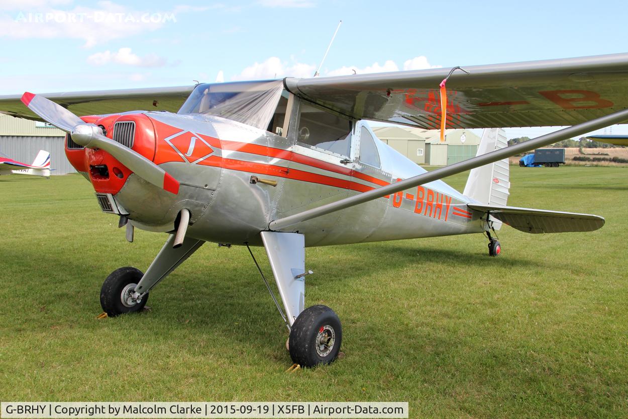 G-BRHY, 1947 Luscombe 8E Silvaire C/N 5138, Luscombe 8E Silvaire at Fishburn Airfield, September 19th 2015.