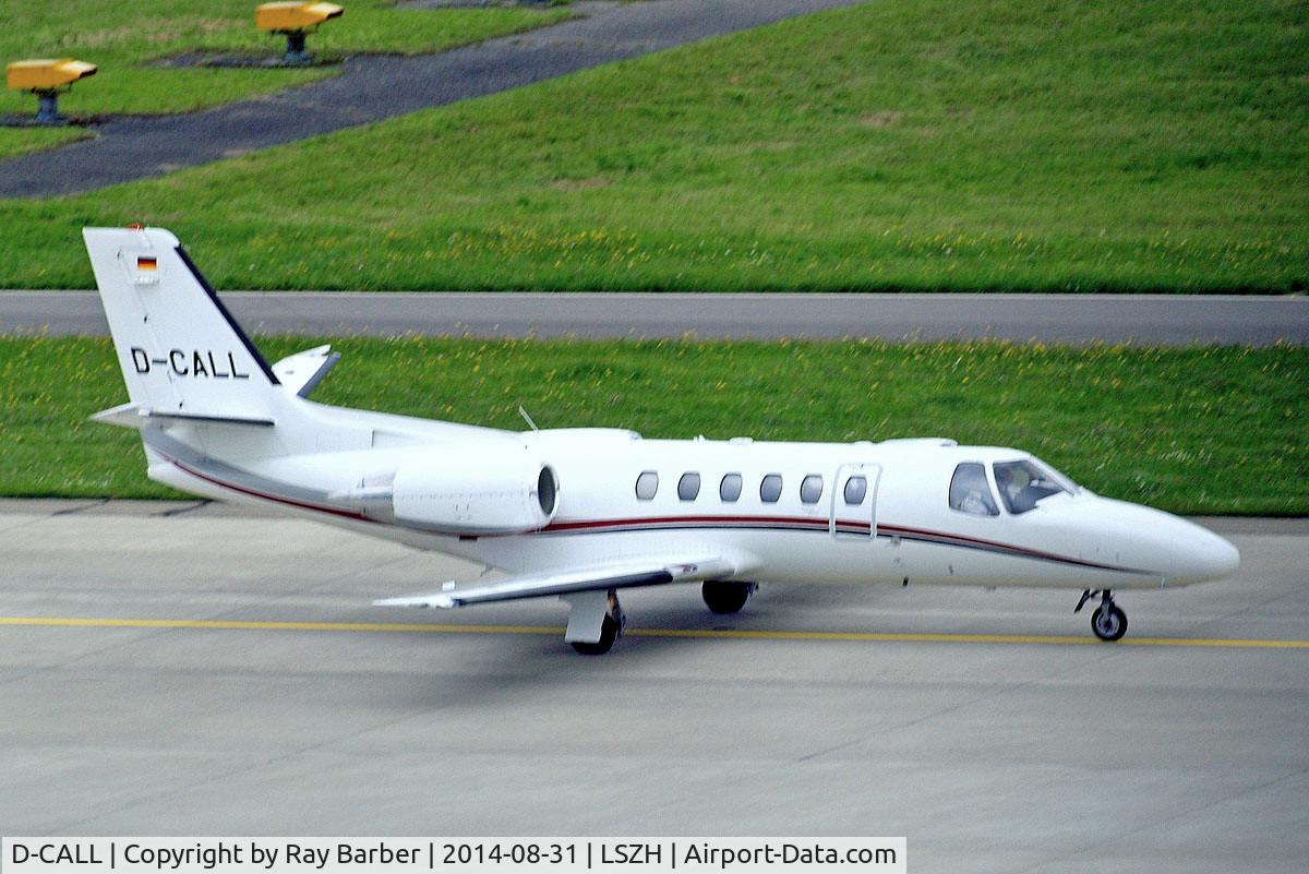D-CALL, 1998 Cessna 550 Citation Bravo C/N 550-0834, Cessna Citation Bravo [550-0834] Zurich~HB 31/08/2014