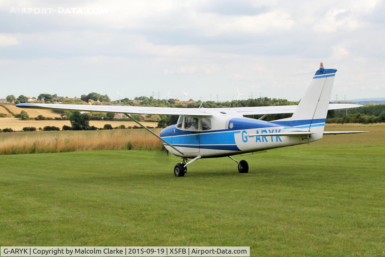 G-ARYK, 1962 Cessna 172C Skyhawk C/N 17249288, Cessna 172C Skyhawk, Fishburn Airfield, September 19th 2015.