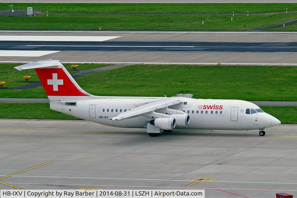 HB-IXV, 1995 British Aerospace Avro 146-RJ100 C/N E3274, British Aerospace BAe 146-RJ100 [E3274] (Swiss European Air Lines) Zurich~HB 31/08/2014