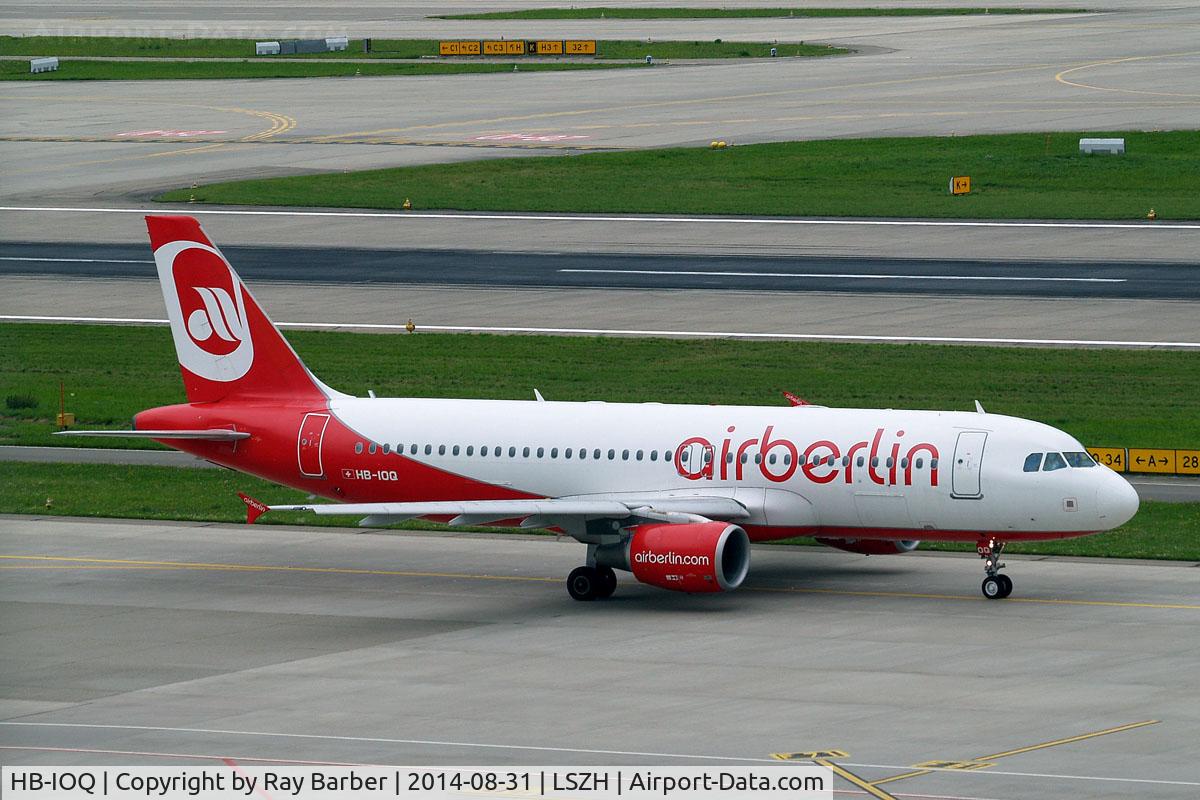 HB-IOQ, 2008 Airbus A320-214 C/N 3422, Airbus A320-214 [3422] (Air Berlin/Belair) Zurich~HB 31/08/2014