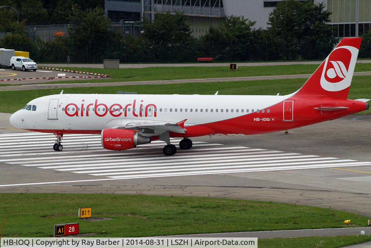 HB-IOQ, 2008 Airbus A320-214 C/N 3422, Airbus A320-214 [3422] (Air Berlin/Belair) Zurich~HB 31/08/2014
