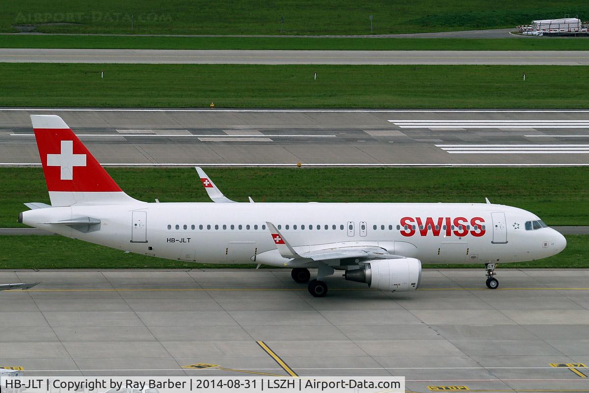 HB-JLT, 2013 Airbus A320-214 C/N 5518, Airbus A320-214(SL) [5518] (Swiss International Air Lines) Zurich~HB 31/08/2014