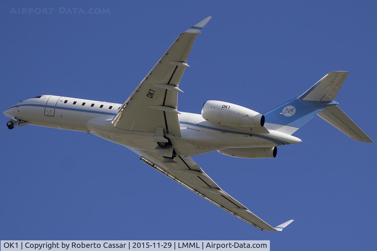 OK1, 2009 Bombardier BD-700-1A10 Global Express XRS C/N 9259, CHOGM2015