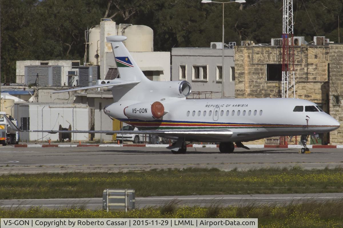 V5-GON, 2012 Dassault Falcon 7X C/N 127, CHOGM2015