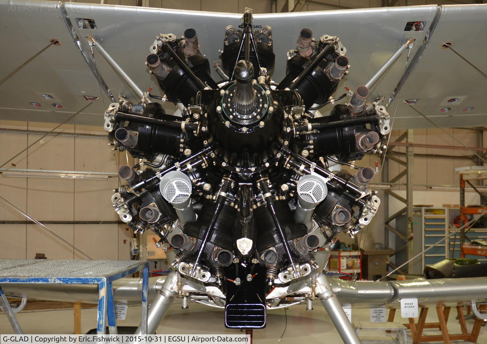 G-GLAD, 1939 Gloster Gladiator Mk2 C/N G5/75751, 840 hp. BRISTOL MERCURY 