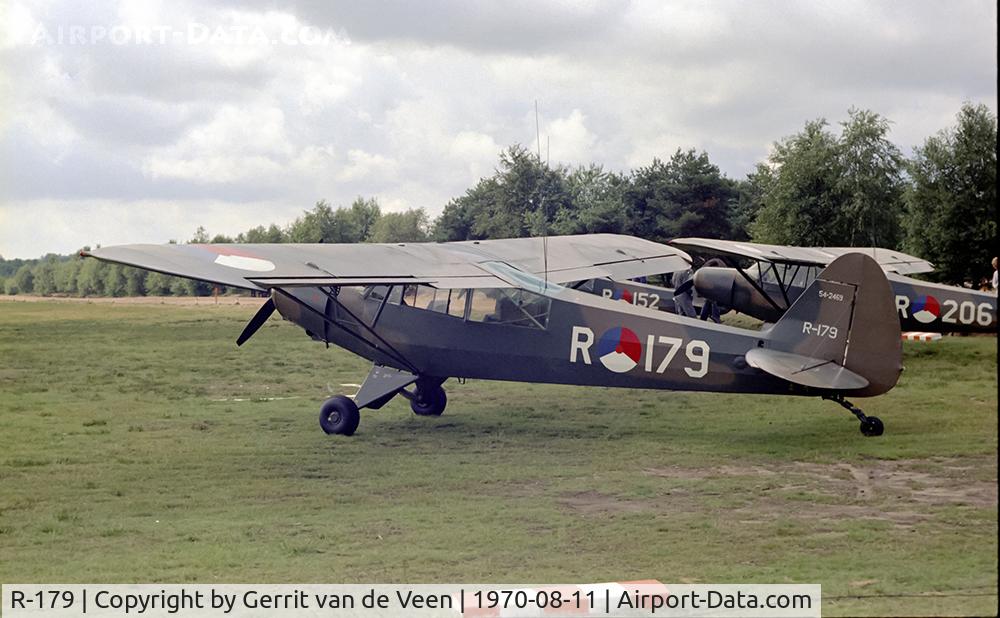 R-179, 1954 Piper L-21B Super Cub (PA-18-135) C/N 18-3869, A nice trio with R-152 and R-206 Ermelo LAS