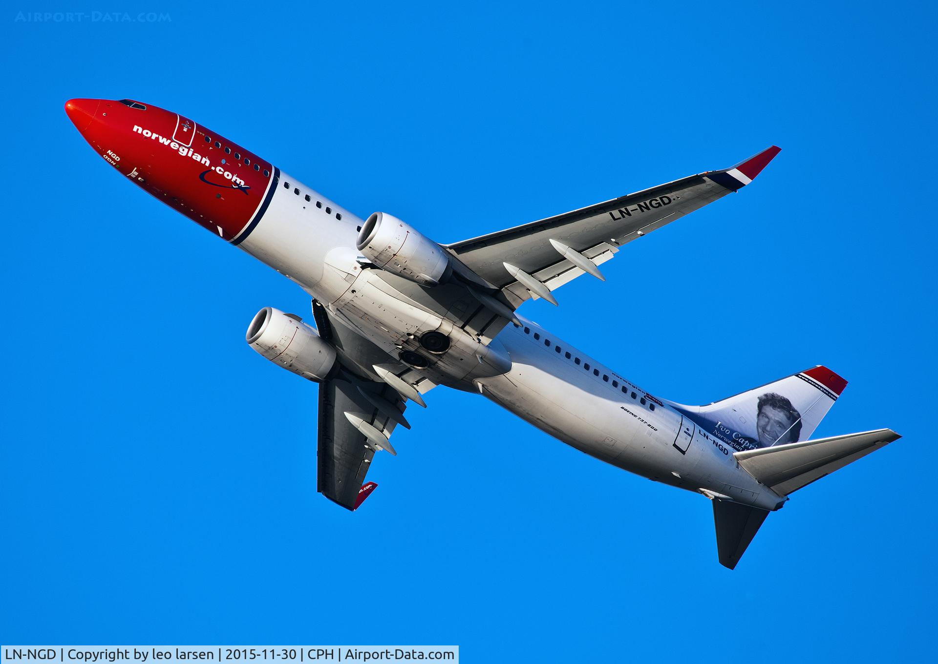 LN-NGD, 2012 Boeing 737-8JP C/N 39049/4161, Copenhagen 30.11.15