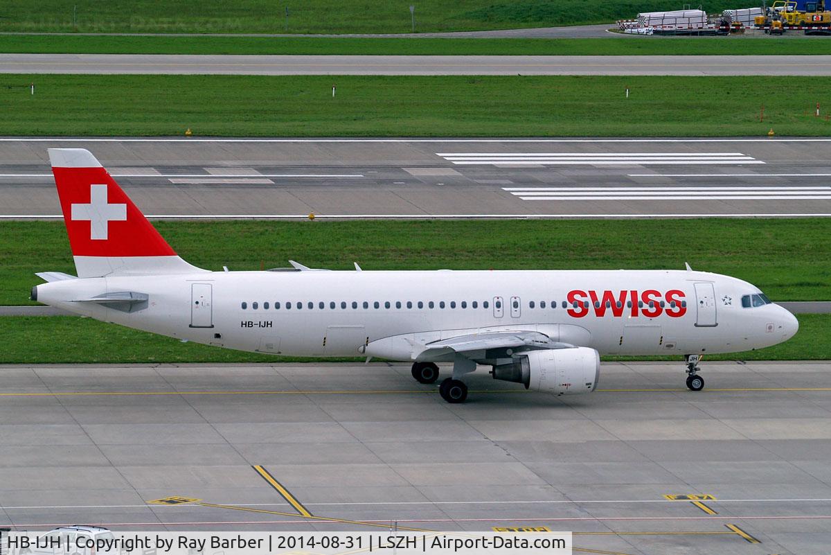 HB-IJH, 1996 Airbus A320-214 C/N 574, Airbus A320-214 [0574] (Swiss International Air Lines) Zurich~HB 31/08/2014