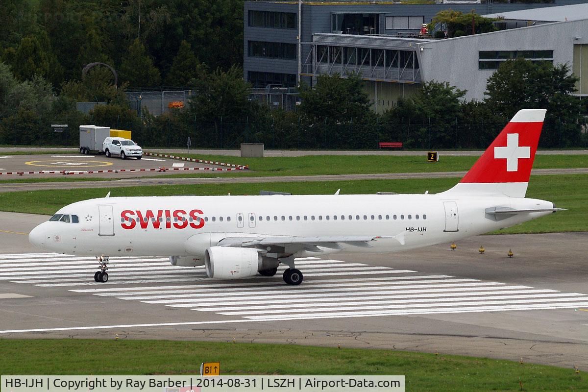 HB-IJH, 1996 Airbus A320-214 C/N 574, Airbus A320-214 [0574] (Swiss International Air Lines) Zurich~HB 31/08/2014