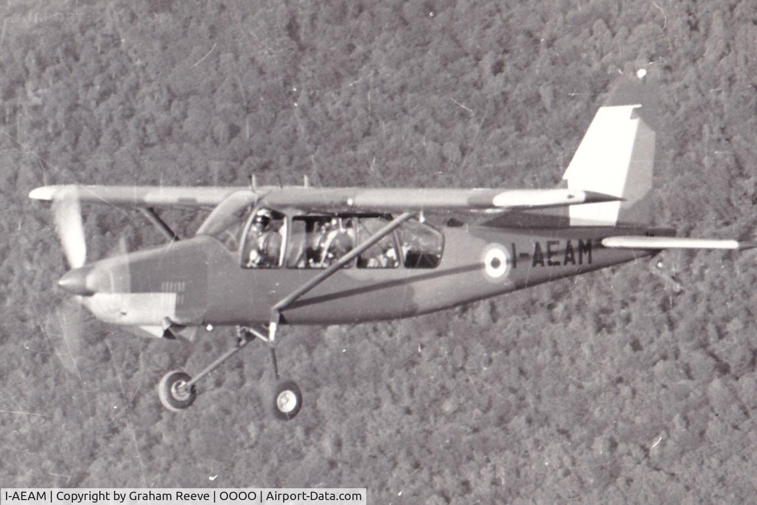 I-AEAM, Aeritalia AM-3C C/N 6350/1, Another recent find so I have no details of where and when .
