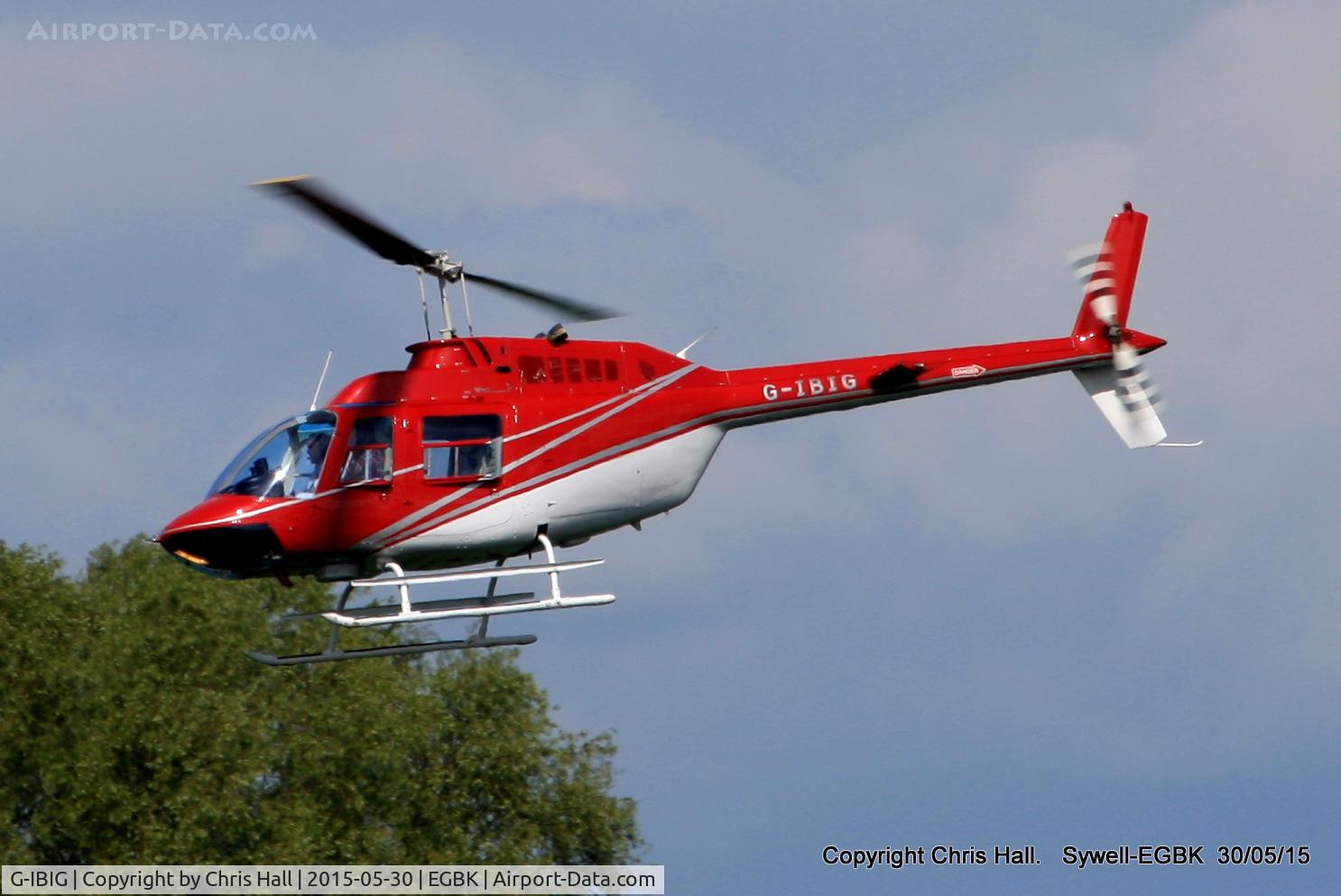 G-IBIG, 1977 Bell 206B JetRanger III C/N 2202, at Aeroexpo 2015