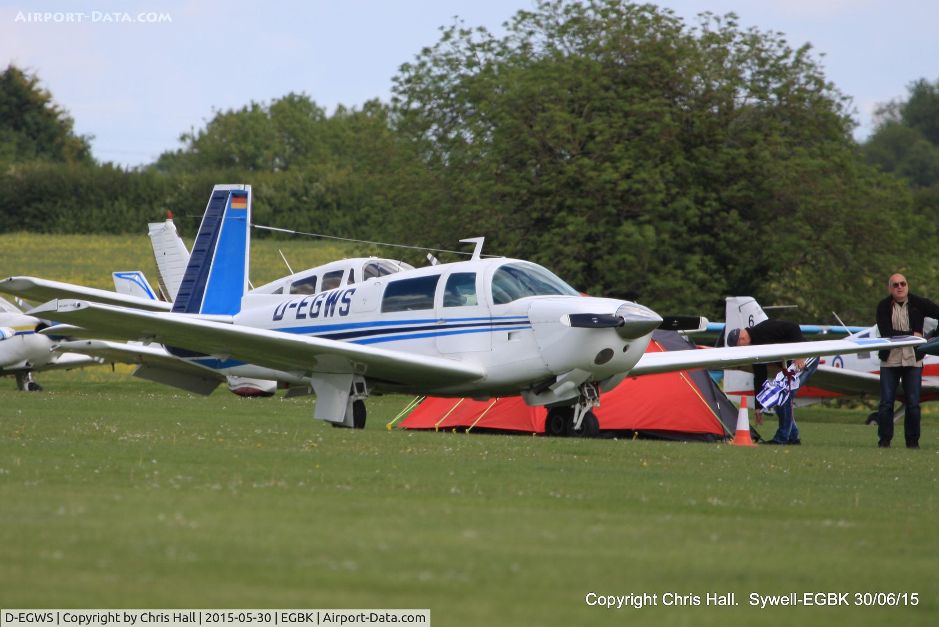D-EGWS, Mooney M20J 201 C/N 24-0240, at Aeroexpo 2015