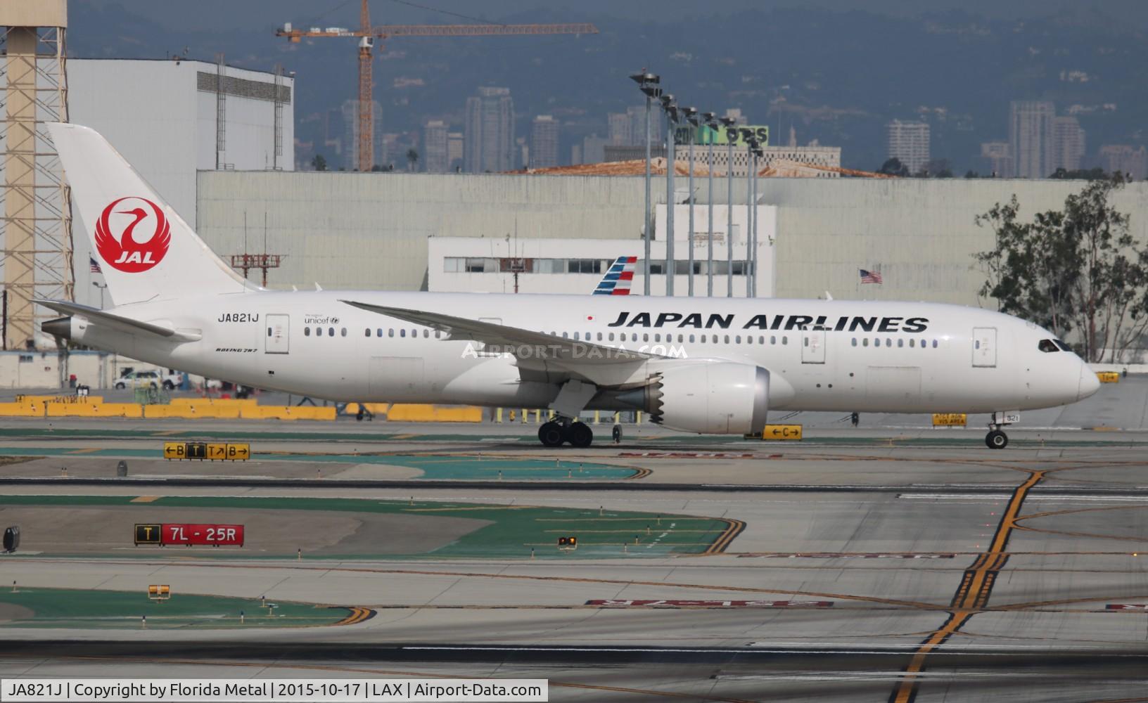 JA821J, 2010 Boeing 787-8 Dreamliner C/N 34831, Japan Airlines
