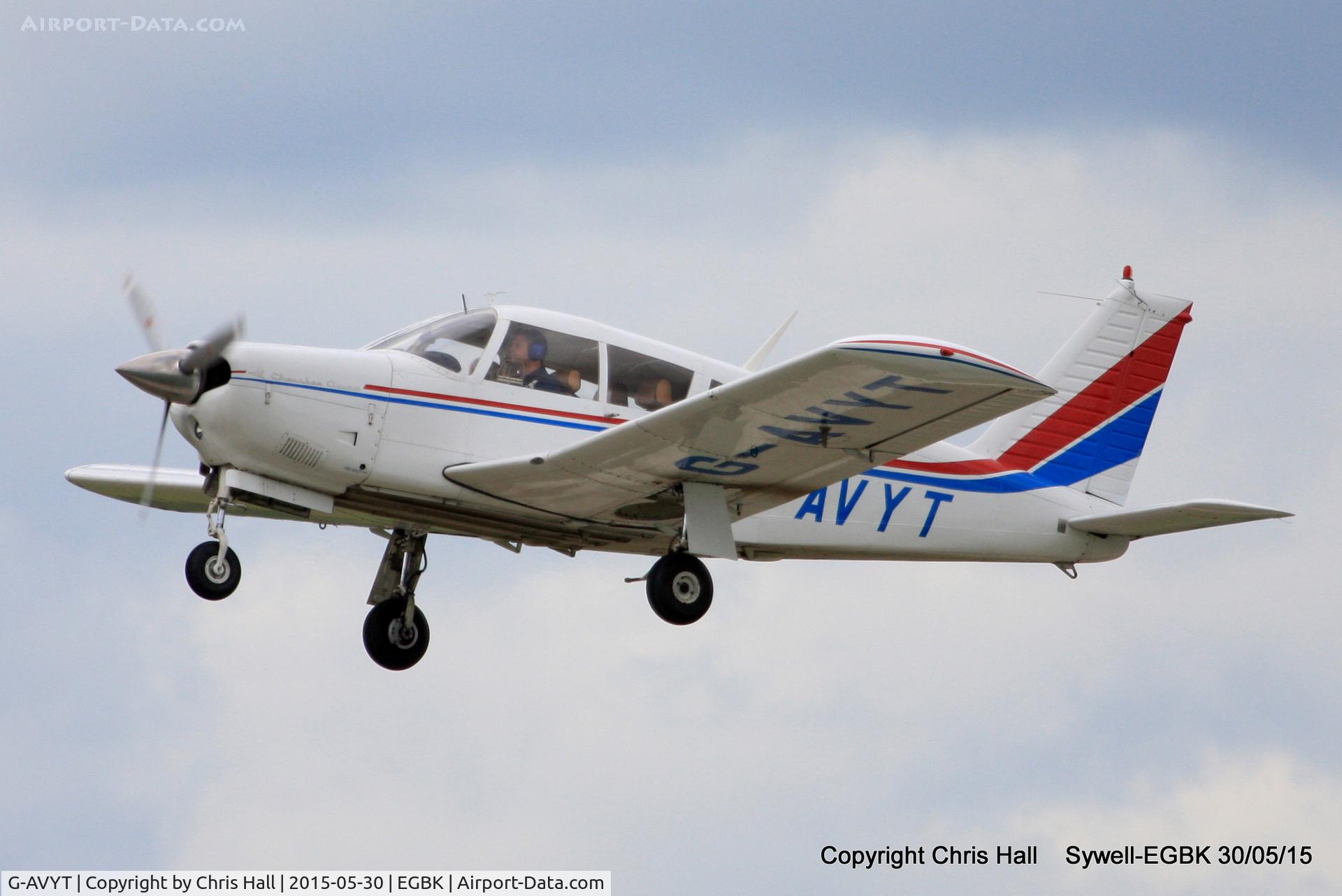 G-AVYT, 1968 Piper PA-28R-180 Cherokee Arrow C/N 28R-30472, at Aeroexpo 2015