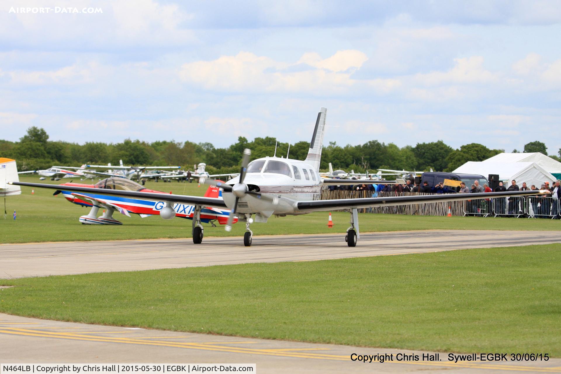 N464LB, 1993 Piper PA-46-350P Malibu Mirage C/N 4622139, at Aeroexpo 2015