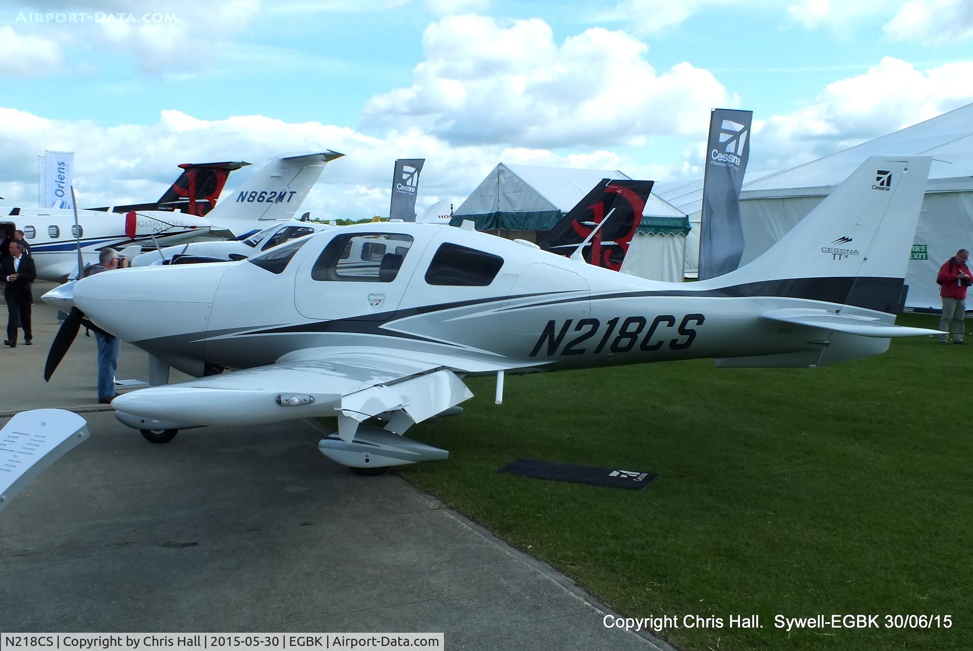 N218CS, 2013 Cessna T240 TTx C/N T24002012, at Aeroexpo 2015