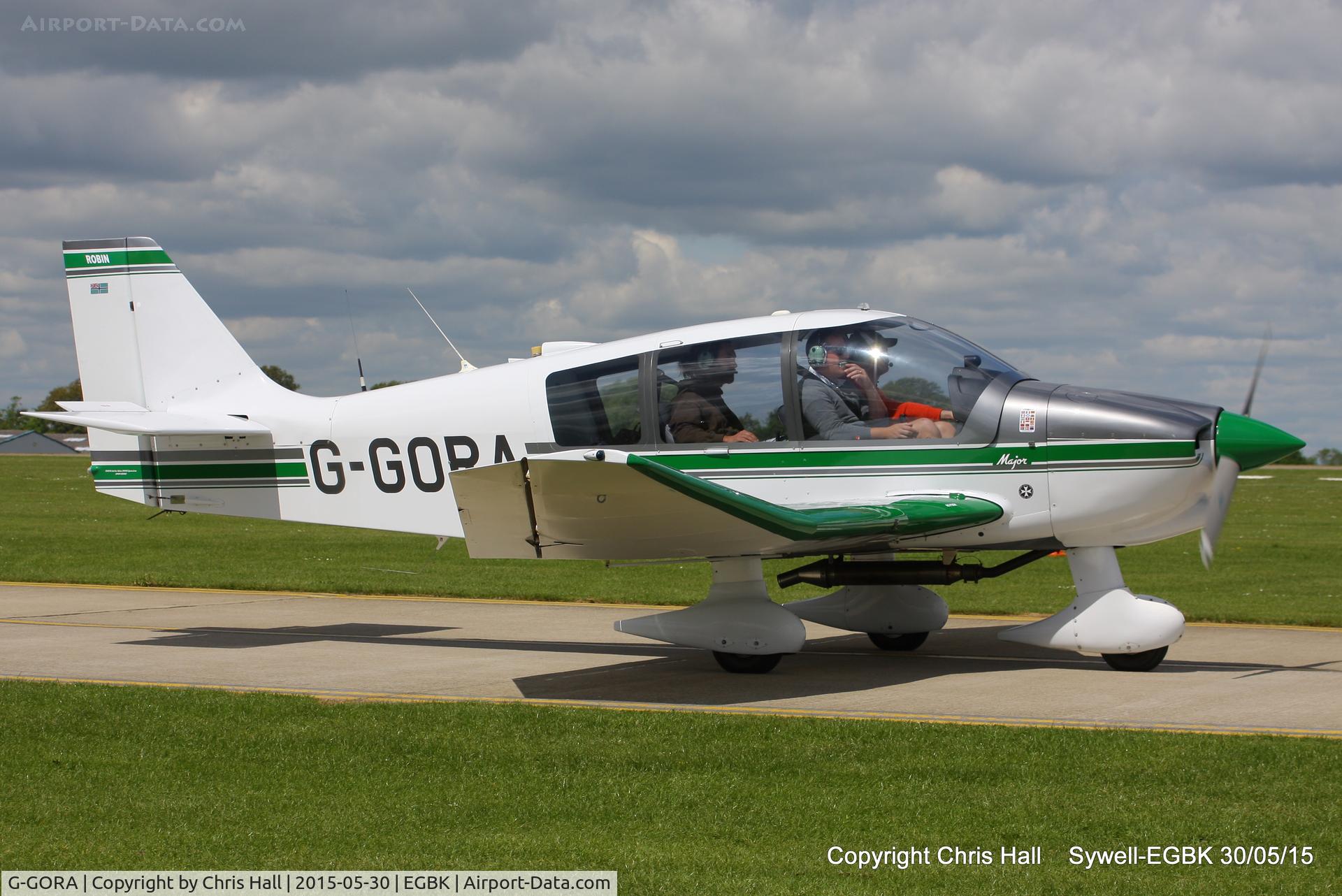 G-GORA, 1995 Robin DR-400-160 Chevalier C/N 2271, at Aeroexpo 2015