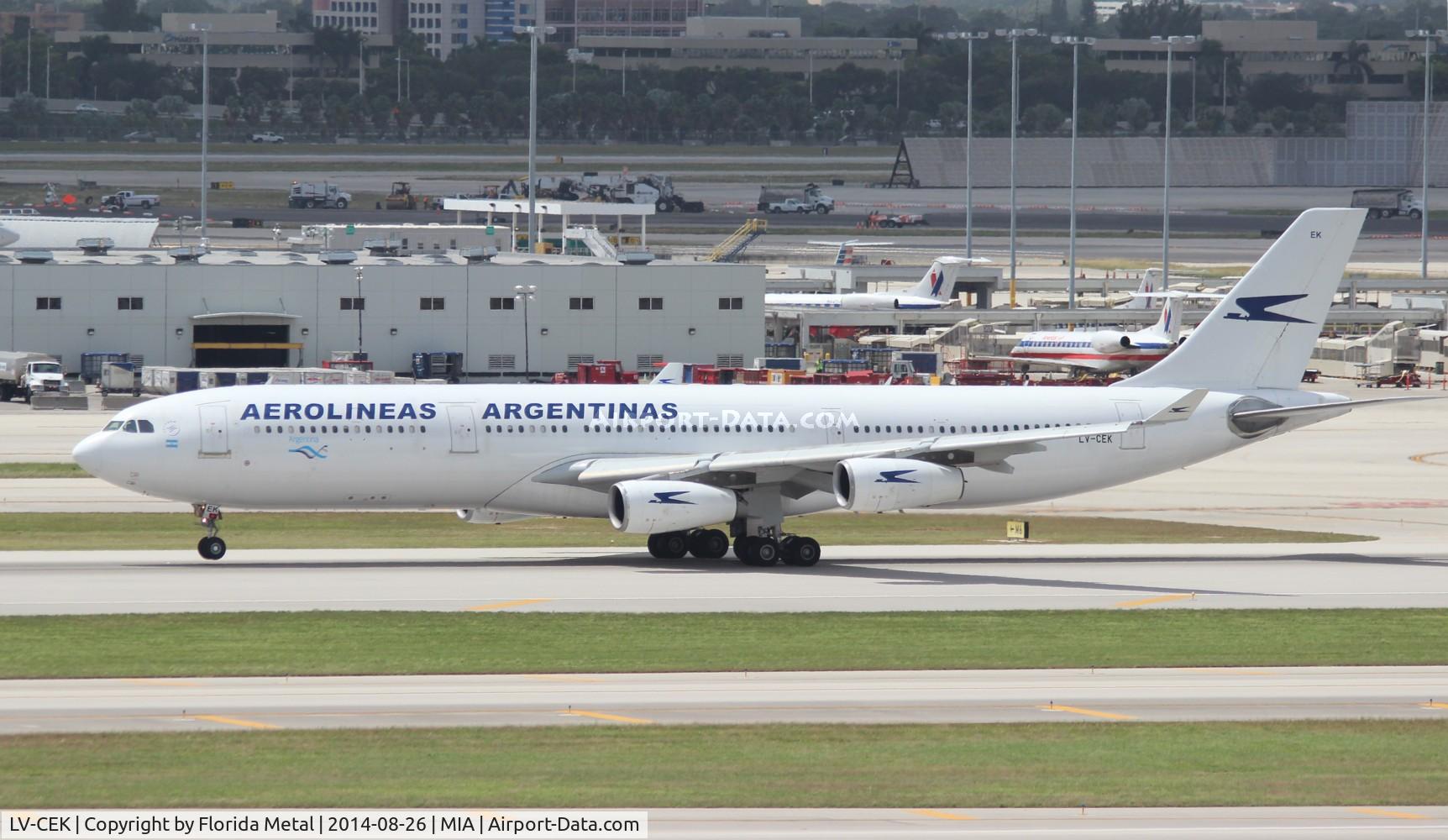 LV-CEK, 1995 Airbus A340-312 C/N 094, Aerolineas Argentinas