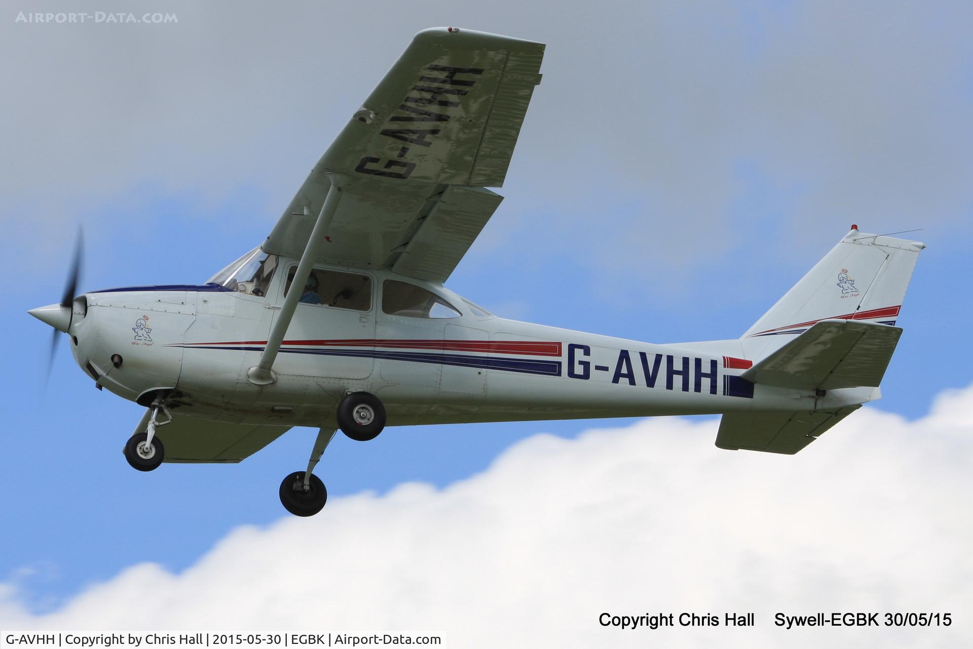 G-AVHH, 1967 Reims F172H Skyhawk C/N 0337, at Aeroexpo 2015