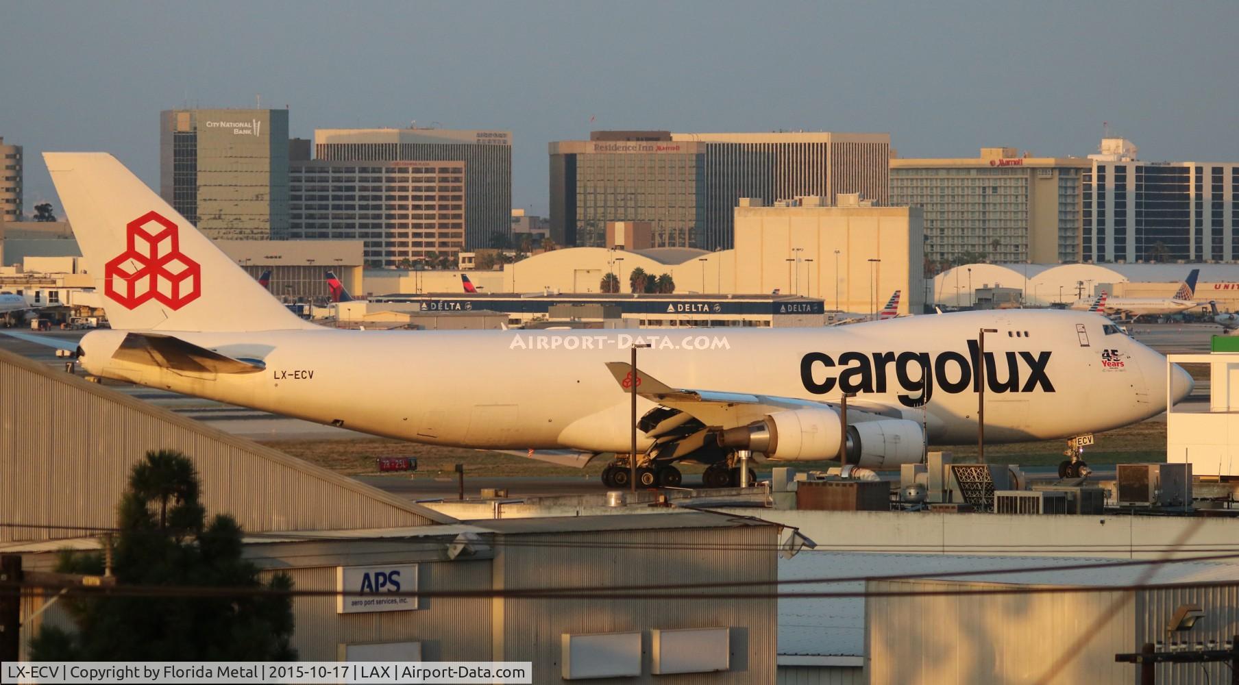 LX-ECV, 2009 Boeing 747-4HQF C/N 37303, Cargolux