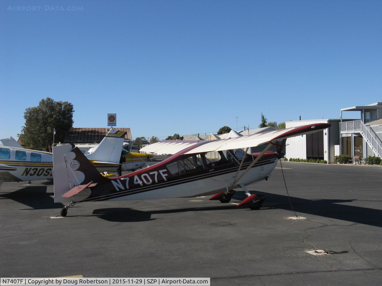 N7407F, 1999 American Champion 7GCAA Adventure Citabria C/N 416-98, 1999 American Champion 7GCAA ADVENTURE, Lycoming O-320-B2B 160 Hp
