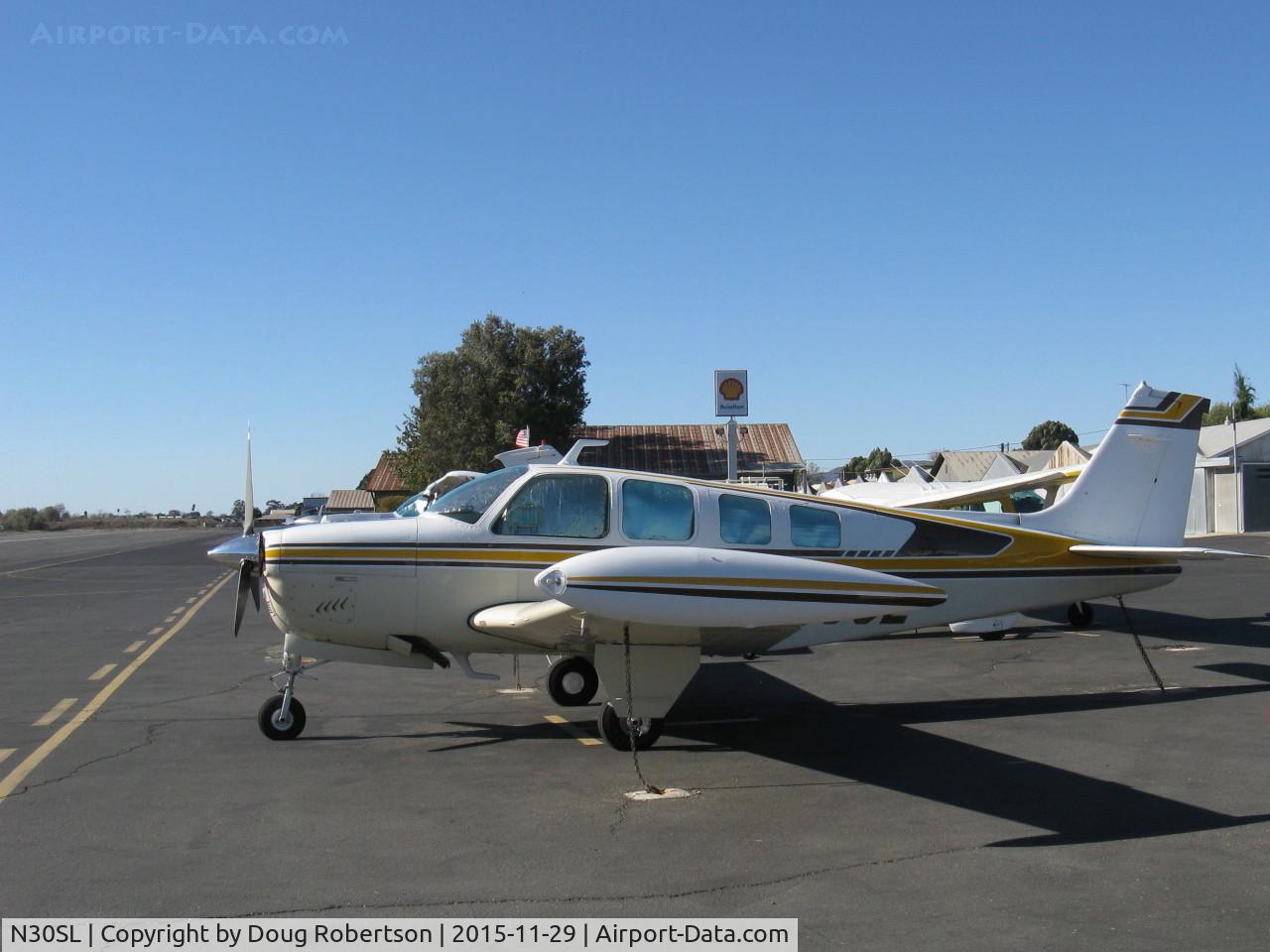 N30SL, 1972 Beech A36 Bonanza 36 C/N E-338, 1972 Beech A36 Bonanza, Continental IO-520 285 Hp
