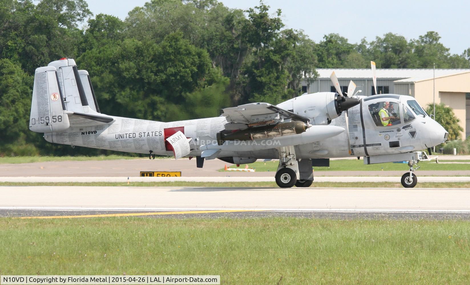 N10VD, 1968 Grumman OV-1D Mohawk C/N 162C, OV-1D