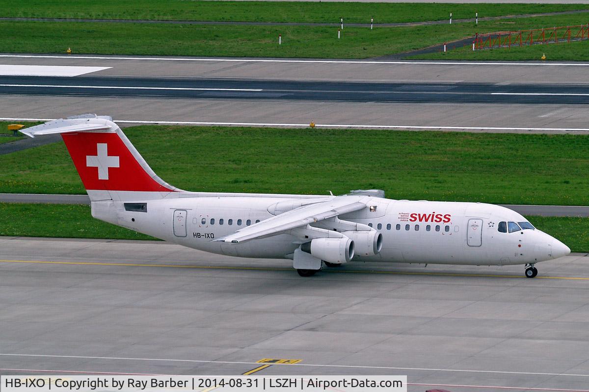 HB-IXO, 1996 British Aerospace Avro 146-RJ100 C/N E3284, BAe 146RJ-100 [E3284] ( Swiss European Air Lines) Zurich~HB 31/08/2014