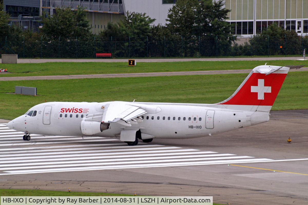 HB-IXO, 1996 British Aerospace Avro 146-RJ100 C/N E3284, BAe 146RJ-100 [E3284] ( Swiss European Air Lines) Zurich~HB 31/08/2014