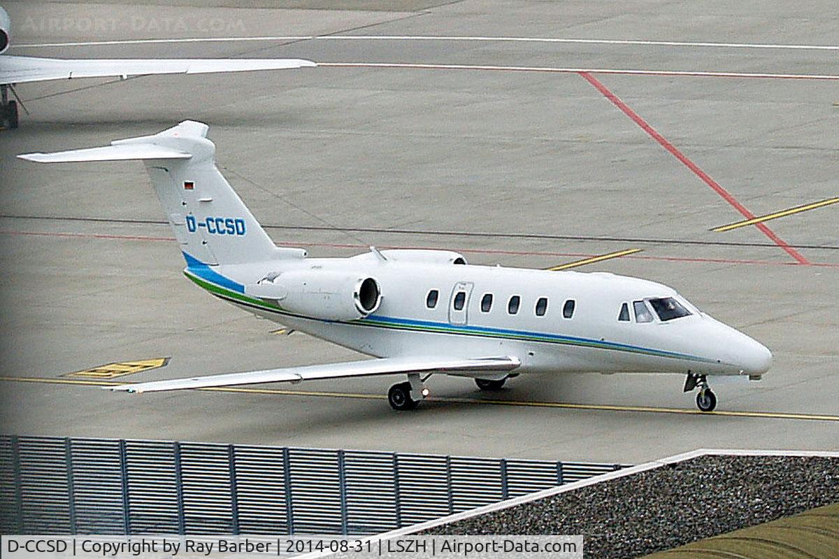 D-CCSD, 1991 Cessna 650 Citation VI C/N 650-0212, Cessna Citation VI [650-0212] Zurich~HB 31/08/2014