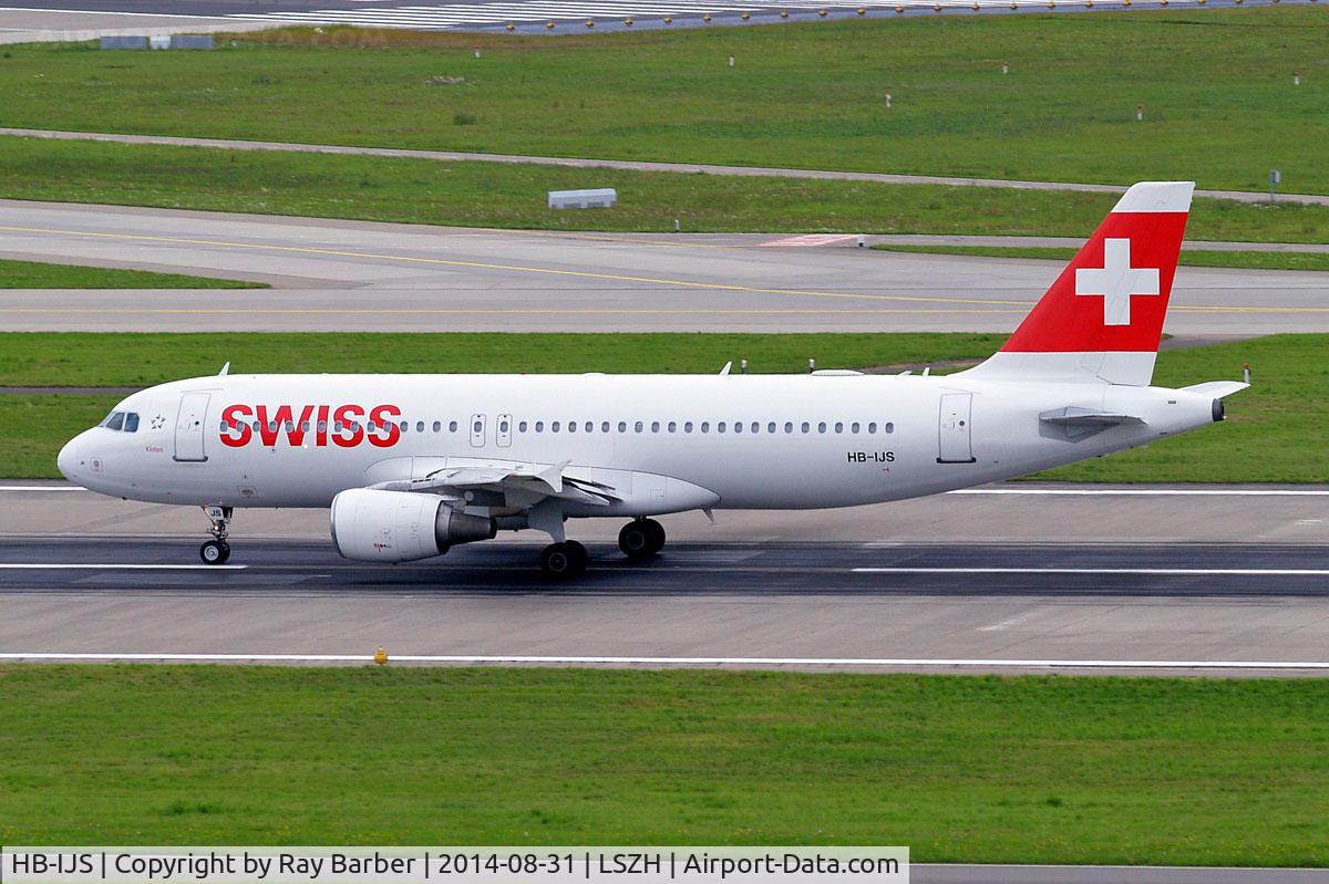 HB-IJS, 1998 Airbus A320-214 C/N 782, Airbus A320-214 [0782] (Swiss International Air Lines) Zurich~HB 31/08/2014