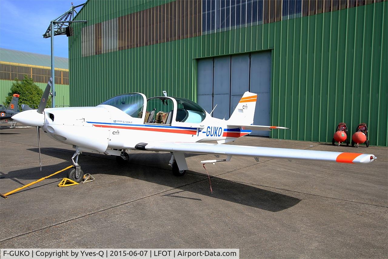 F-GUKO, Grob G-120A-F C/N 85049, Grob G-120A-F, Static display, Tours-St Symphorien Air Base 705 (LFOT-TUF) Open day 2015