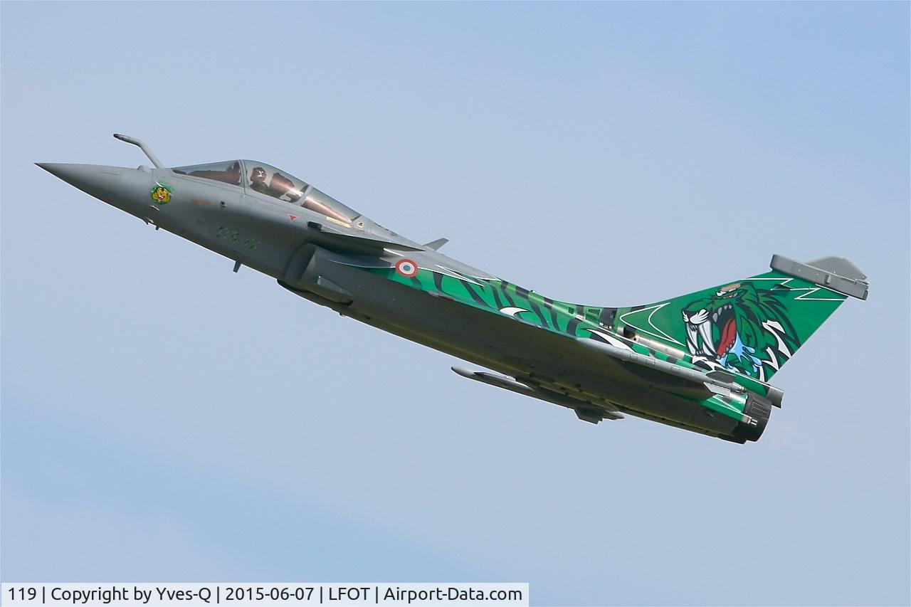 119, 2010 Dassault Rafale C C/N 119, Dassault Rafale C, On display, Tours-St Symphorien Air Base 705 (LFOT-TUF) Open day 2015
