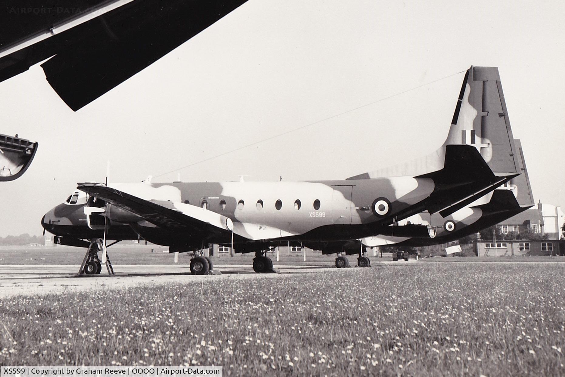 XS599, 1966 Hawker Siddeley HS-780 Andover C1 C/N Set 6, Recently found photograph of Andover XS599.