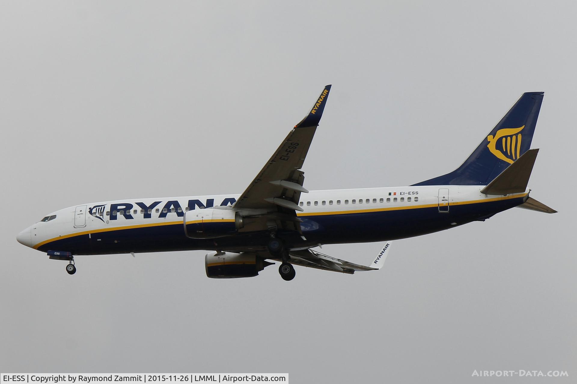 EI-ESS, 2011 Boeing 737-8AS C/N 35043, B737-800 EI-ESS Ryanair