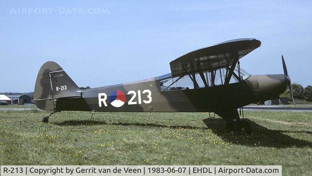 R-213, 1950 Piper L-21A Super Cub (PA-18-125) C/N 18-568, seen at the Deelen Airshow