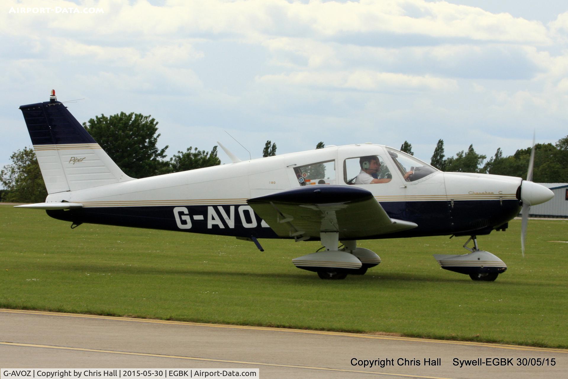G-AVOZ, 1966 Piper PA-28-180 Cherokee C/N 28-3711, at Aeroexpo 2015