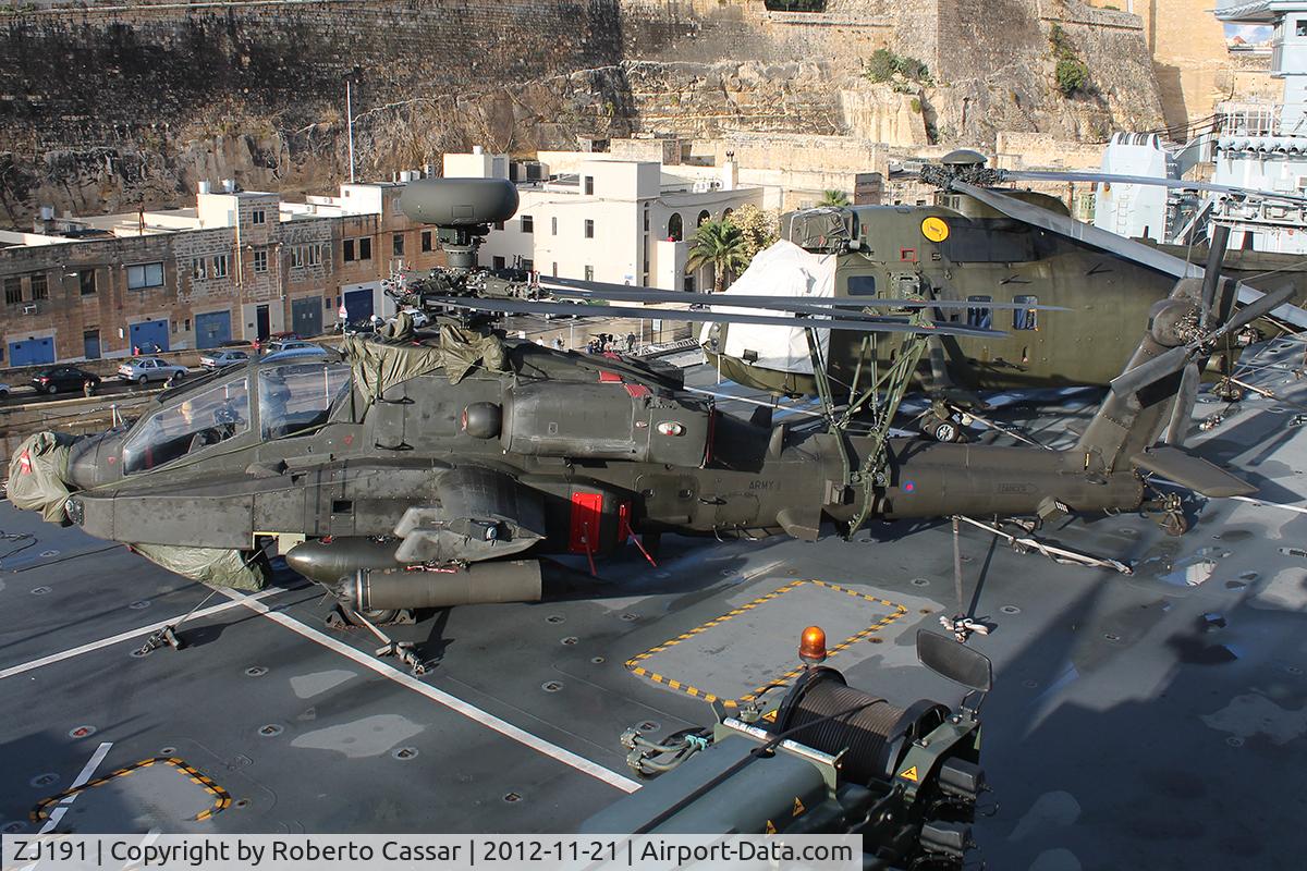 ZJ191, Westland Apache AH.1 C/N DU026/WAH026, HMS Illustrious