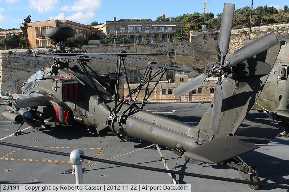 ZJ191, Westland Apache AH.1 C/N DU026/WAH026, HMS Illustrious