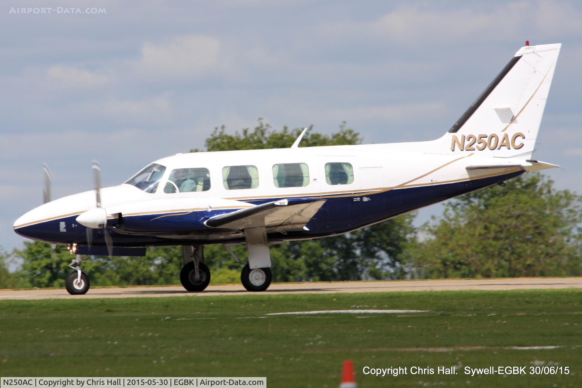 N250AC, Piper PA-31T Cheyenne C/N 31T-7612040, at Aeroexpo 2015