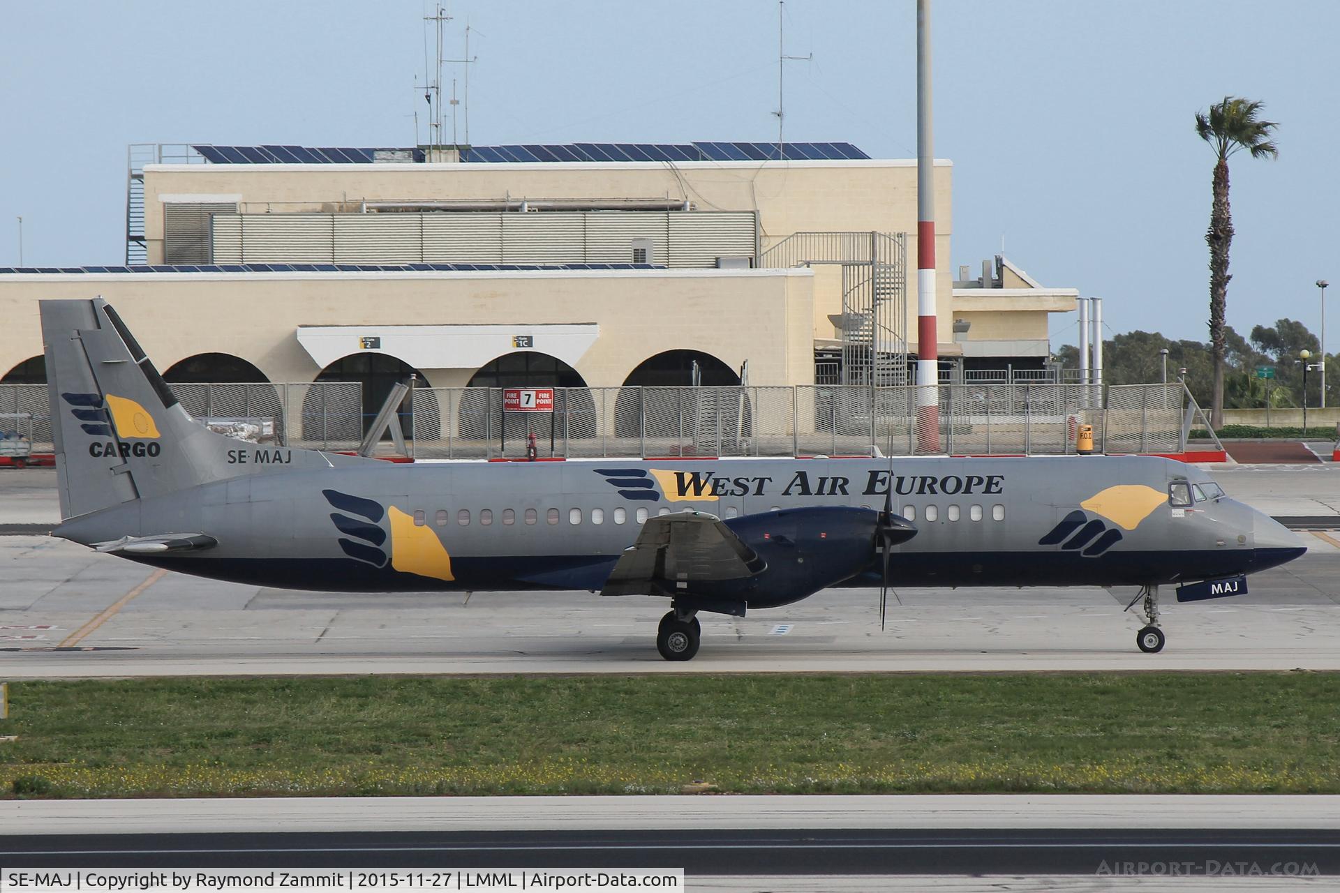 SE-MAJ, 1991 British Aerospace ATP C/N 2038, Bae ATP SE-MAJ West Air Europe