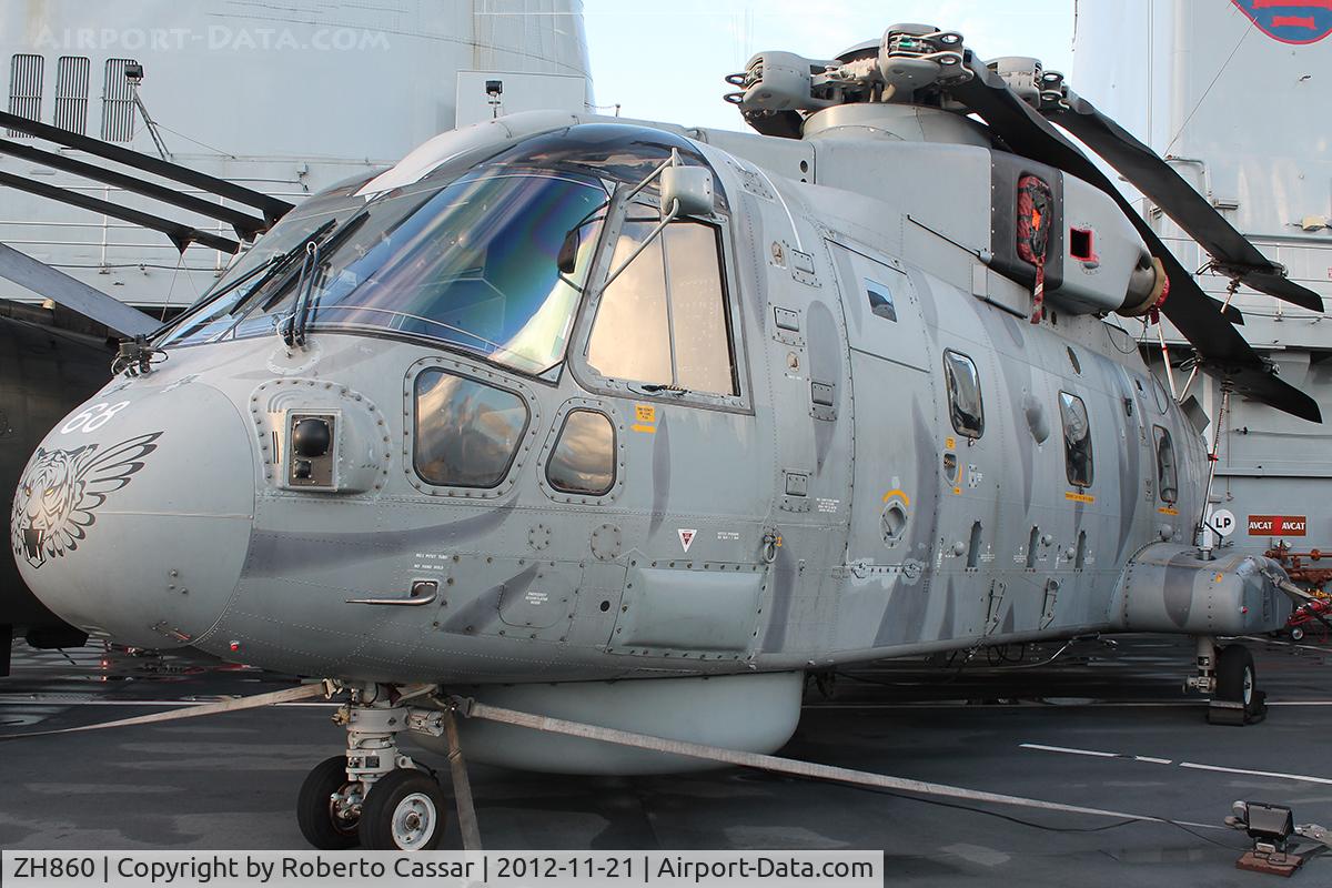 ZH860, 2002 AgustaWestland EH-101 Merlin HM1 (Mk111) C/N 50164/RN40, HMS Illustrious